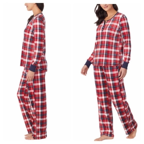 New Nautica Women's 2 Piece Pajamas Set PJs - Picture 2 of 13
